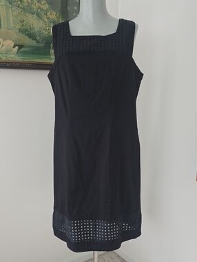 Mixt Heidi Weisel | Sleeveless Eyelet Trim Dress